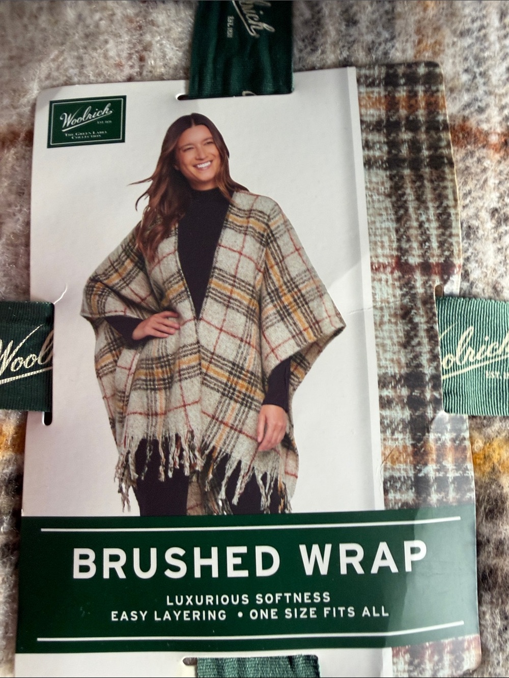 Brushed Wrap Tag